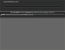 Tablet Screenshot of mybunkbeds.com